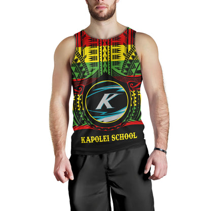 Hawaii Tank Top Kapolei High School Reggae Color Polynesian