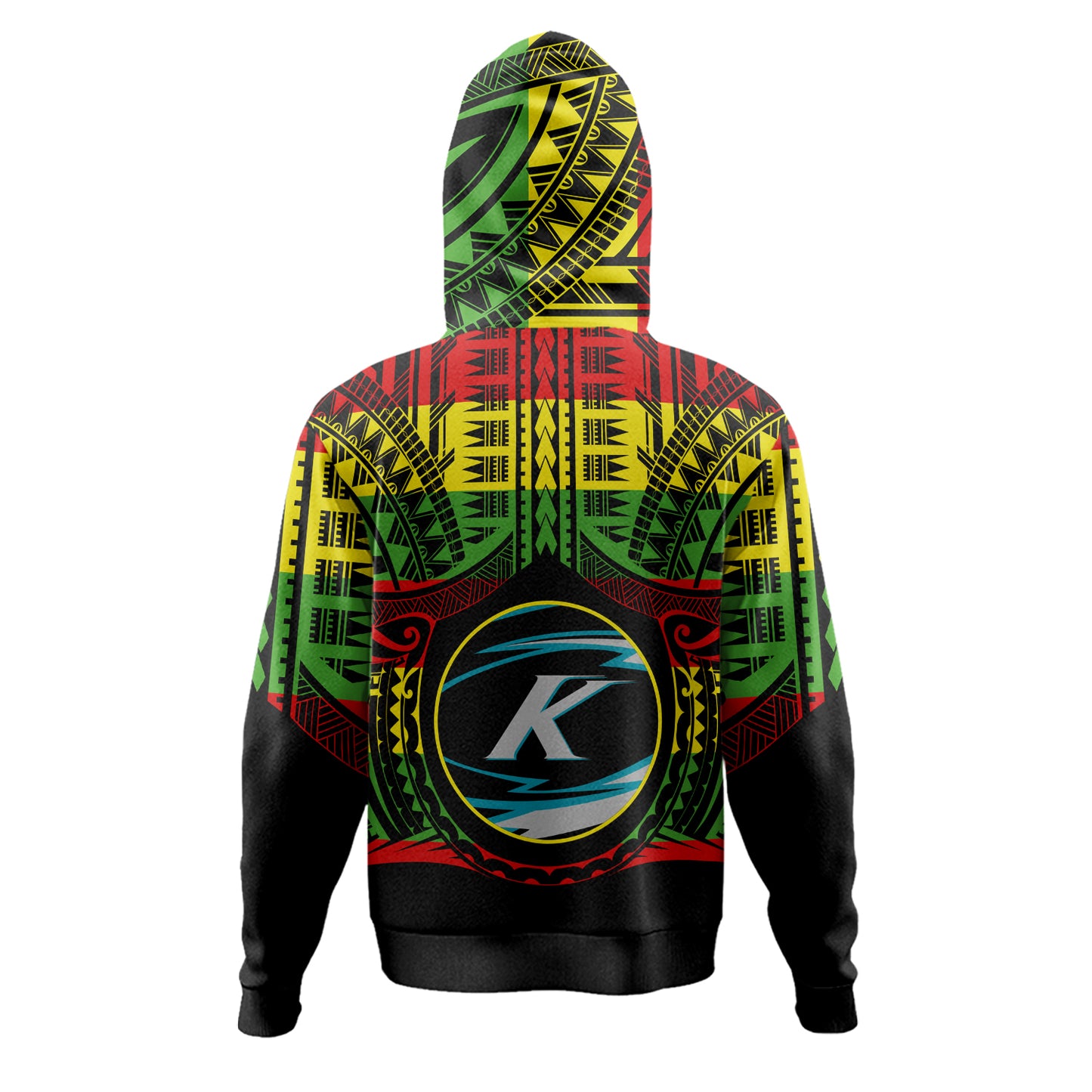 Hawaii Hoodie Kapolei High School Reggae Color Polynesian