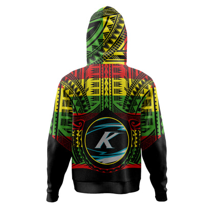Hawaii Hoodie Kapolei High School Reggae Color Polynesian