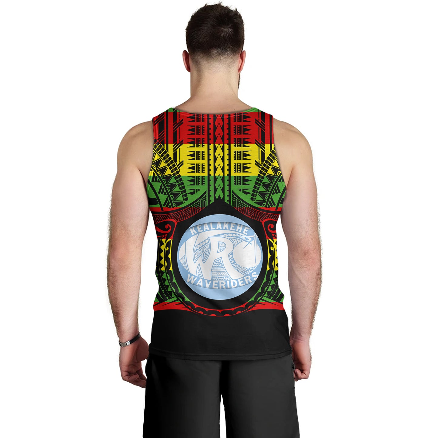 Hawaii Tank Top Kealakehe High School Reggae Color Polynesian
