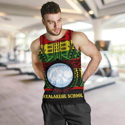 Hawaii Tank Top Kealakehe High School Reggae Color Polynesian