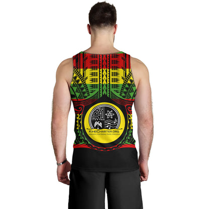 Hawaii Tank Top Kihei Charter School Reggae Color Polynesian