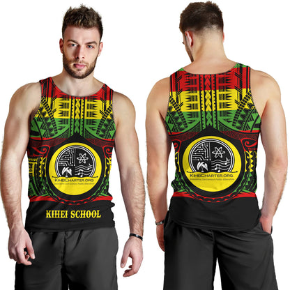Hawaii Tank Top Kihei Charter School Reggae Color Polynesian