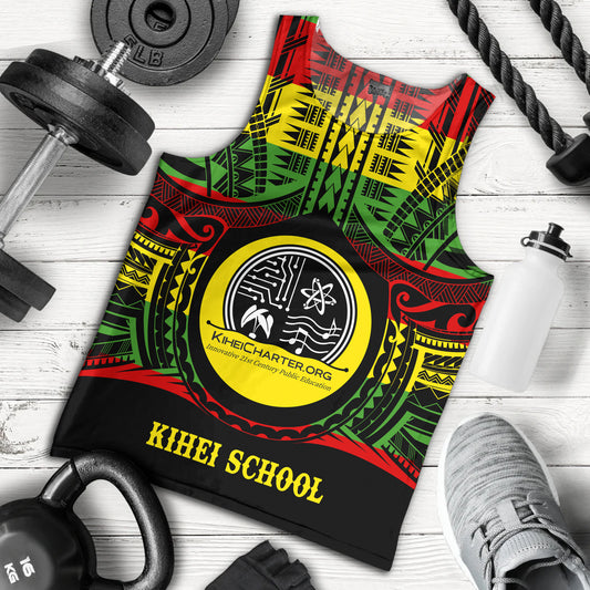 Hawaii Tank Top Kihei Charter School Reggae Color Polynesian