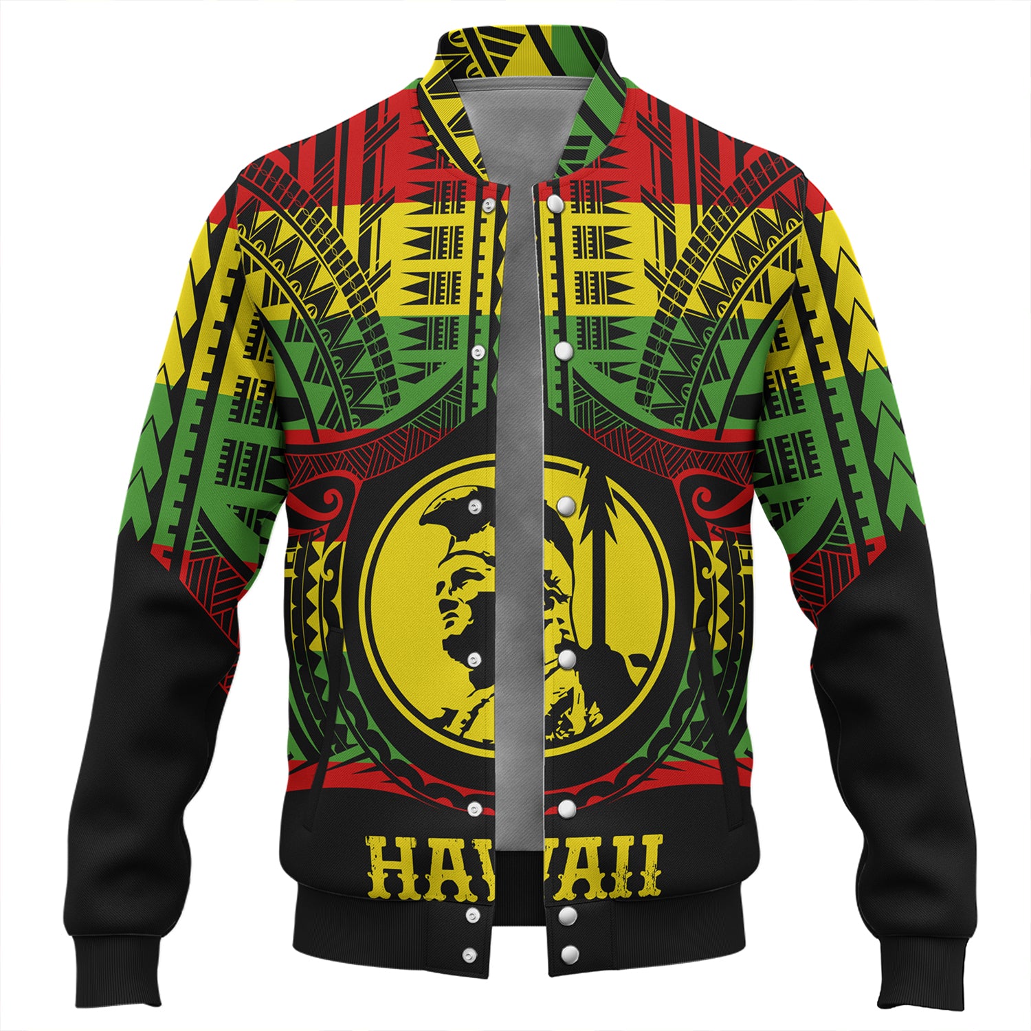 Hawaii Baseball Jacket King Kamekameha Hawaii