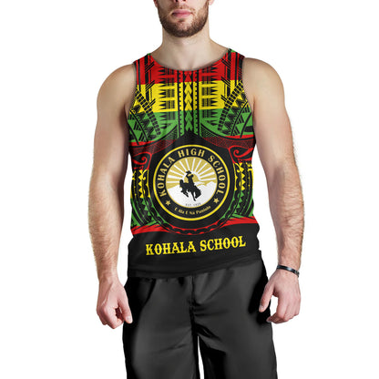 Hawaii Tank Top Kohala High School Reggae Color Polynesian