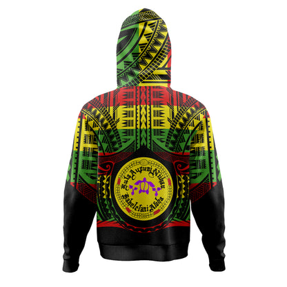 Hawaii Hoodie Kula Aupuni Niihau A Kahelelani Aloha Reggae Color Polynesian