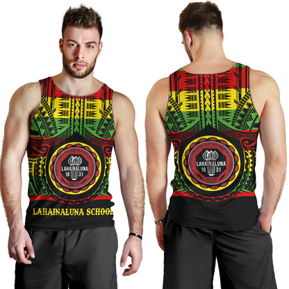Hawaii Tank Top Lahainaluna High School Reggae Color Polynesian