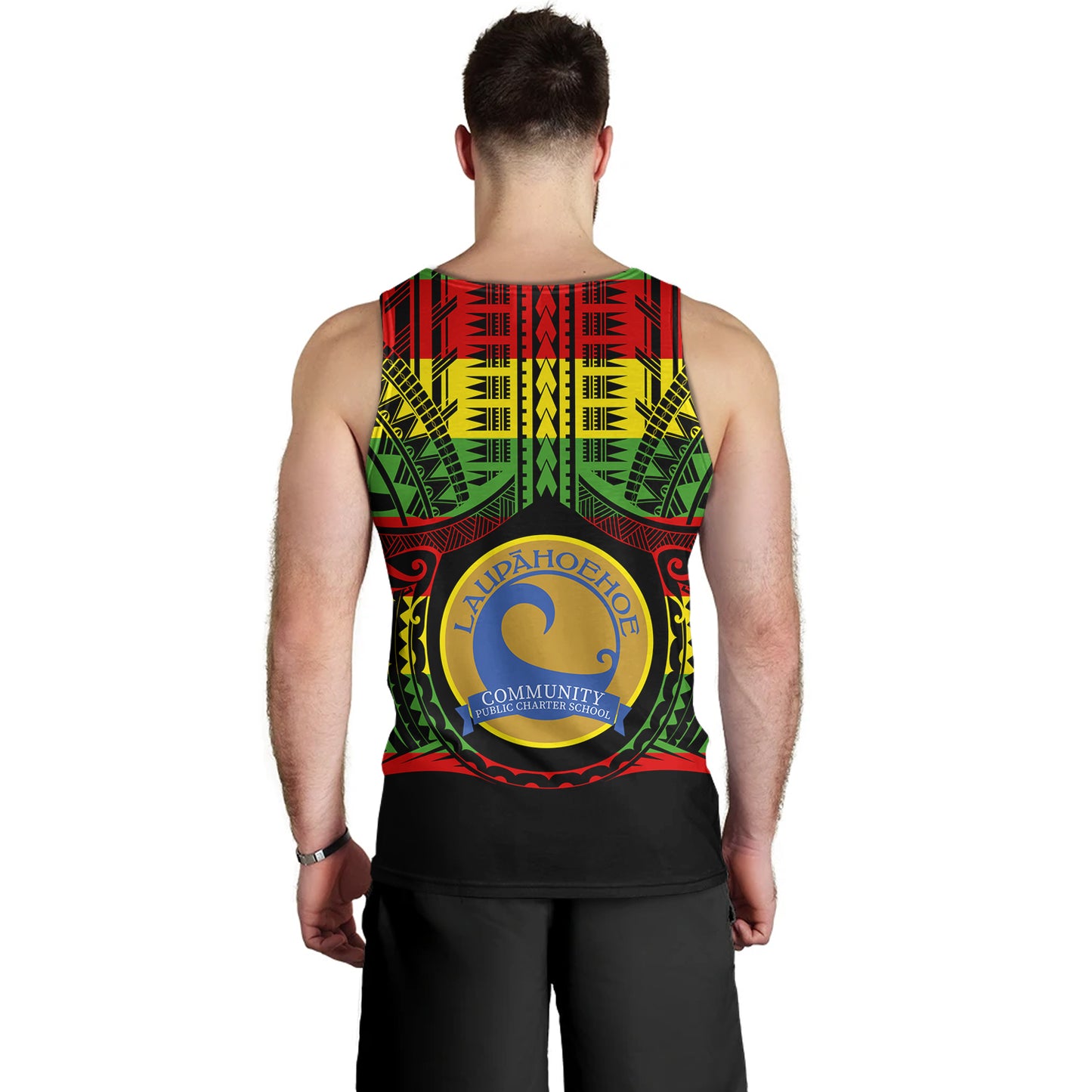 Hawaii Tank Top Laupahoehoe Community Public Charter School Reggae Color Polynesian