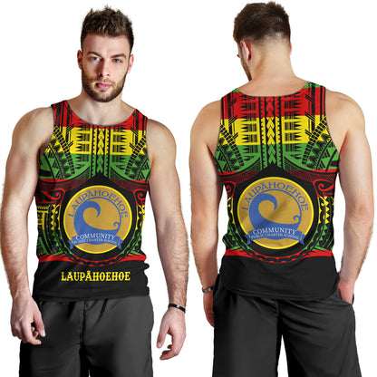 Hawaii Tank Top Laupahoehoe Community Public Charter School Reggae Color Polynesian