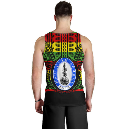 Hawaii Tank Top Maui High School Reggae Color Polynesian