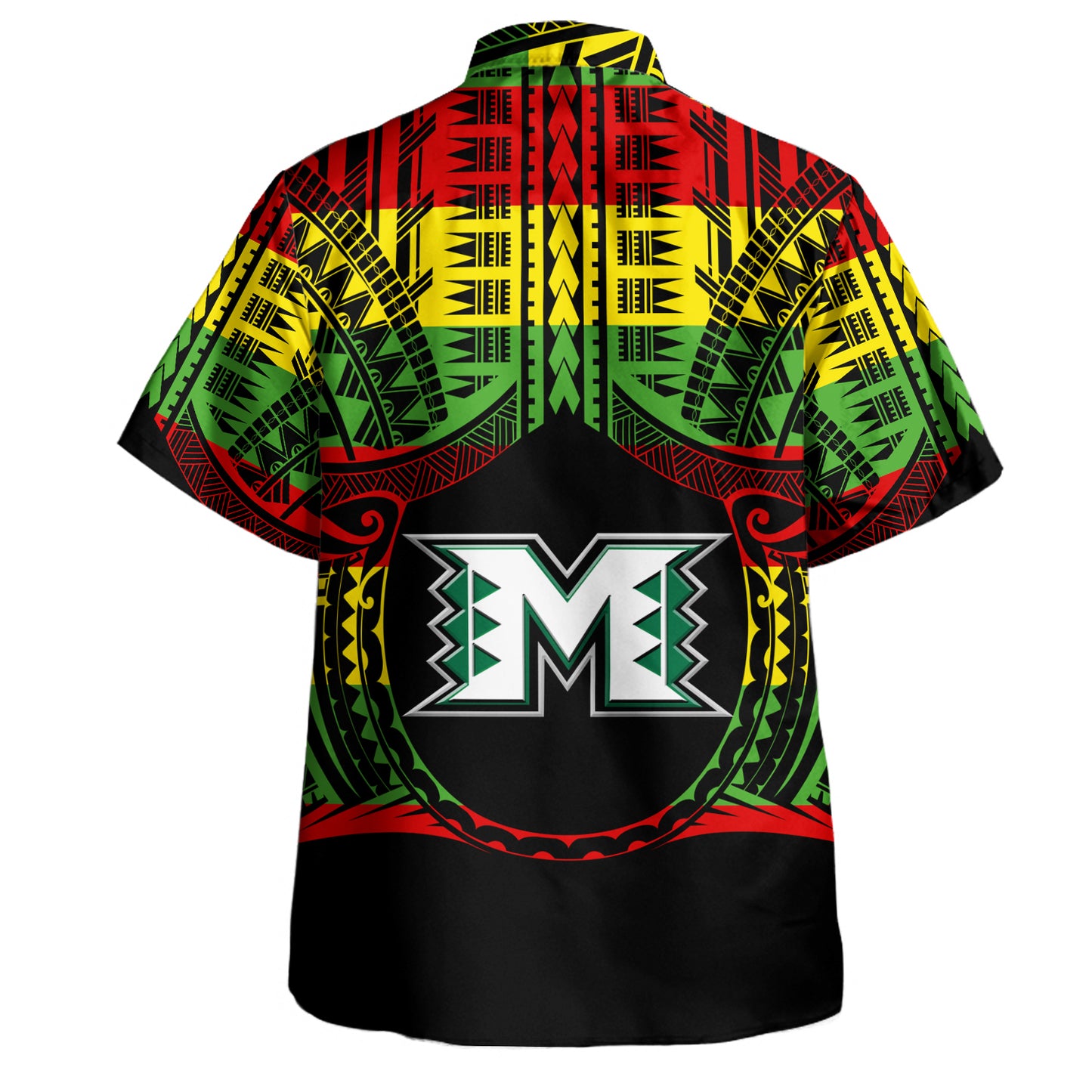 Hawaii Hawaiian Shirt Moloka'i High School Reggae Color Polynesian