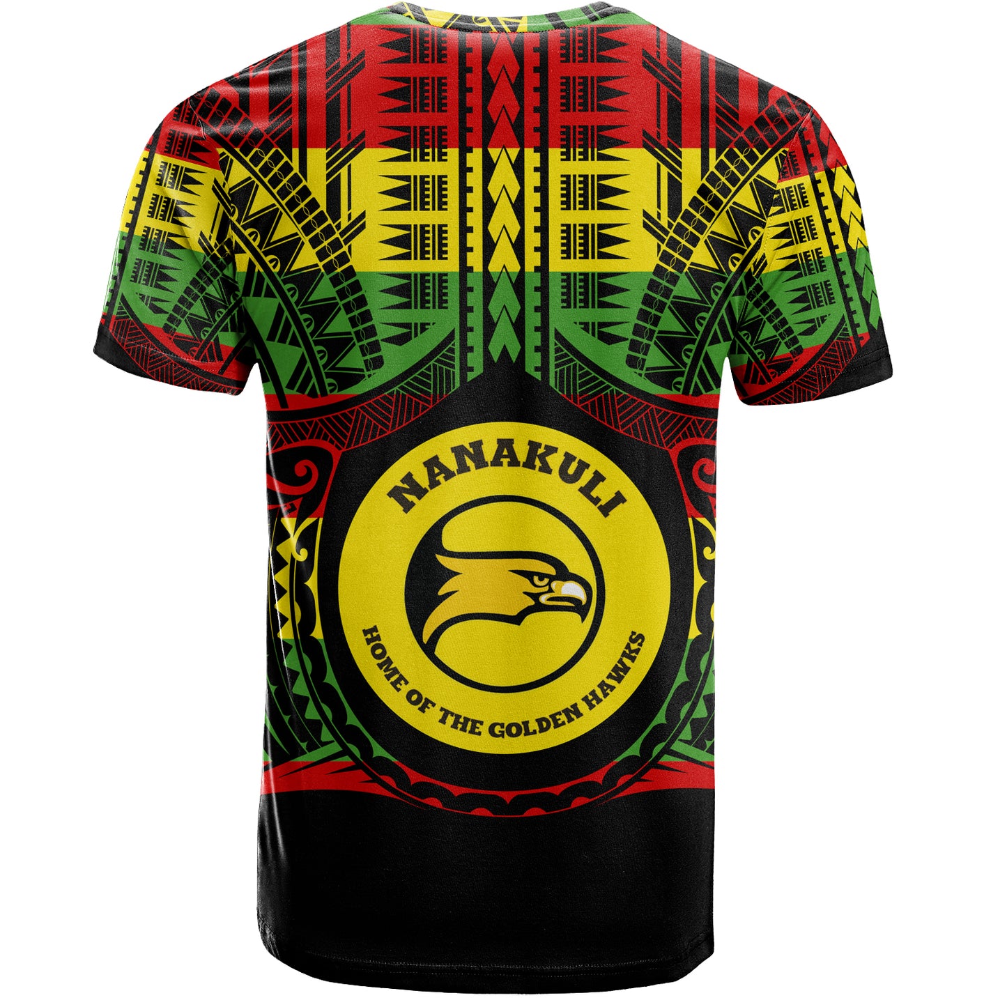 Hawaii T-Shirt Nanakuli High and Intermediate School Reggae Color Polynesian