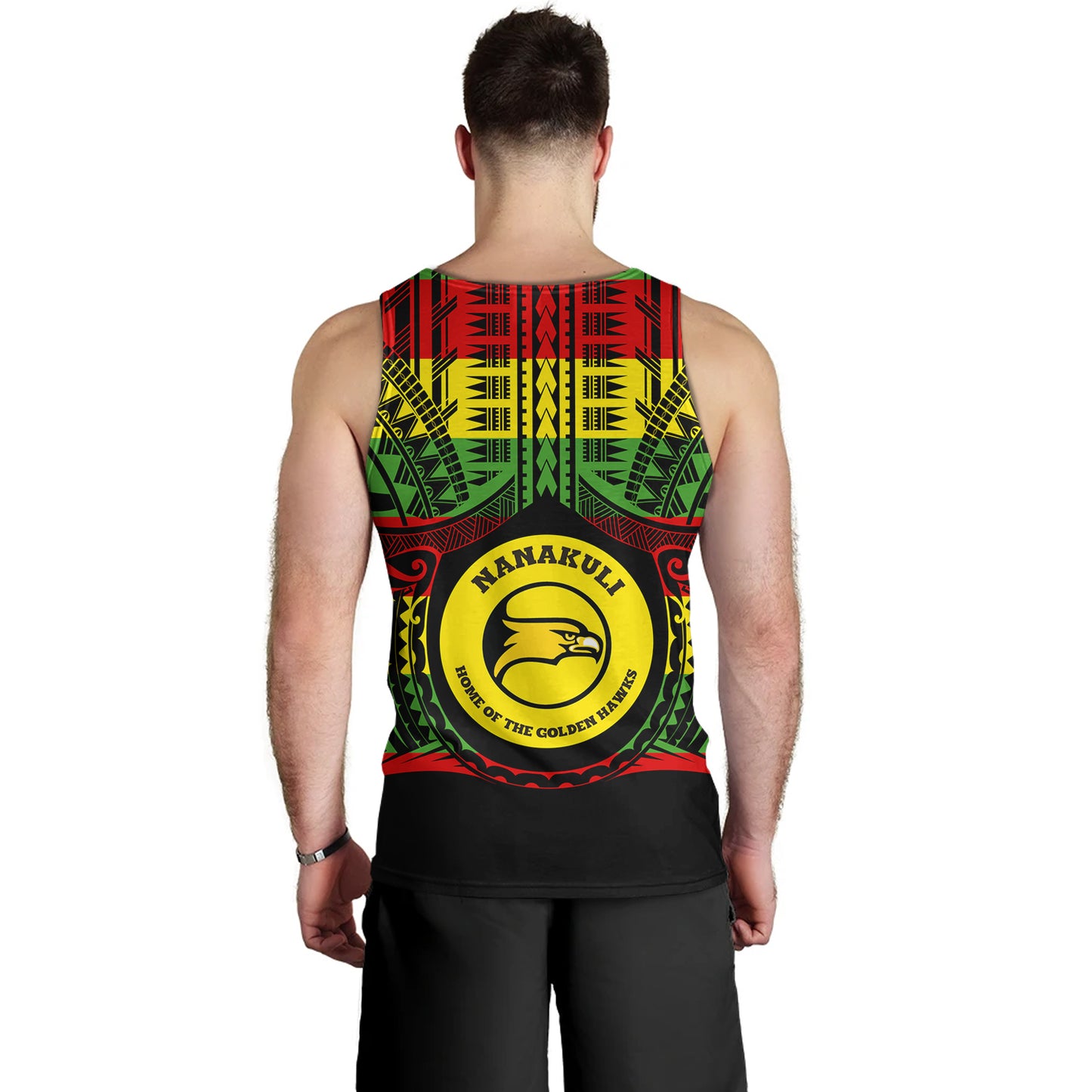 Hawaii Tank Top Nanakuli High and Intermediate School Reggae Color Polynesian
