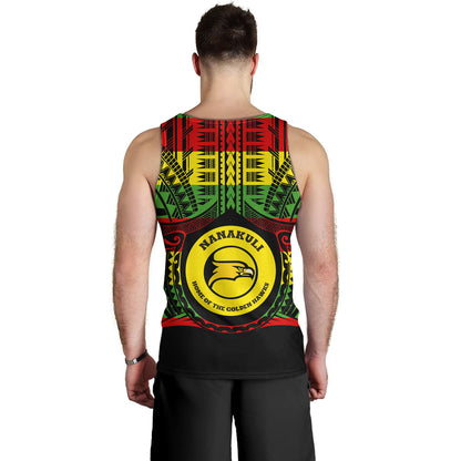 Hawaii Tank Top Nanakuli High and Intermediate School Reggae Color Polynesian
