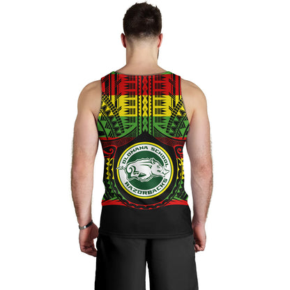 Hawaii Tank Top Olomana High School Reggae Color Polynesian