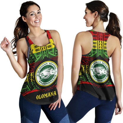 Hawaii Women Tank Olomana High School Reggae Color Polynesian