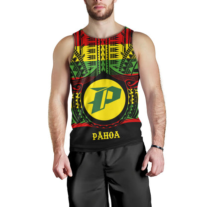 Hawaii Tank Top PÄhoa High & Intermediate Shool Reggae Color Polynesian