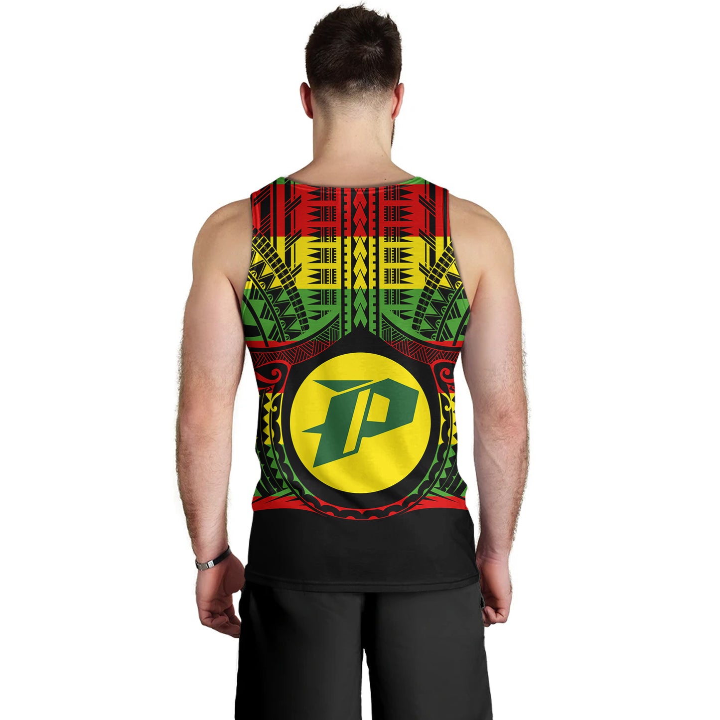 Hawaii Tank Top PÄhoa High & Intermediate Shool Reggae Color Polynesian