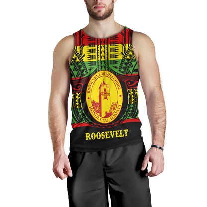 Hawaii Tank Top President Theodore Roosevelt High School Reggae Color Polynesian