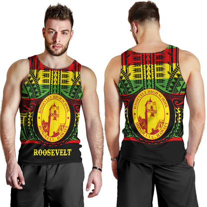 Hawaii Tank Top President Theodore Roosevelt High School Reggae Color Polynesian
