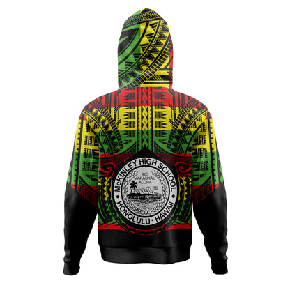 Hawaii Hoodie President William McKinley High School Reggae Color Polynesian