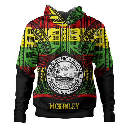 Hawaii Hoodie President William McKinley High School Reggae Color Polynesian