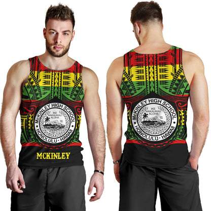 Hawaii Tank Top President William McKinley High School Reggae Color Polynesian