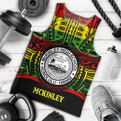Hawaii Tank Top President William McKinley High School Reggae Color Polynesian