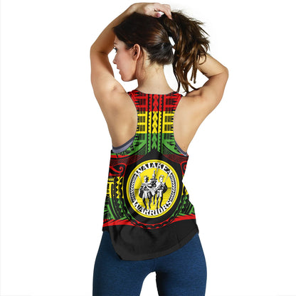 Hawaii Women Tank Waiakea High School Reggae Color Polynesian