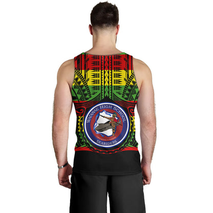 Hawaii Tank Top Waianae High School Reggae Color Polynesian
