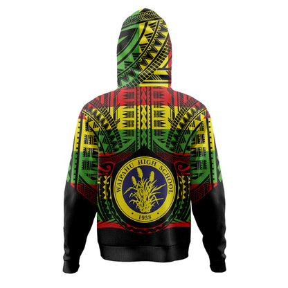 Hawaii Hoodie Waipahu High School Reggae Color Polynesian