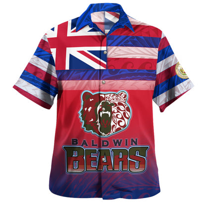 Hawaii Henry Perrine Baldwin High School Hawaii Shirt Flag Color With Traditional Patterns