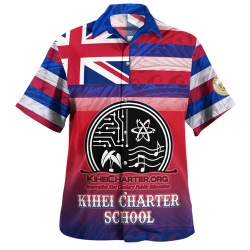 Hawaii Kihei Charter School Hawaii Shirt Flag Color With Traditional Patterns