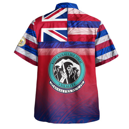 Hawaii King Kekaulike High School Hawaii Shirt Flag Color With Traditional Patterns