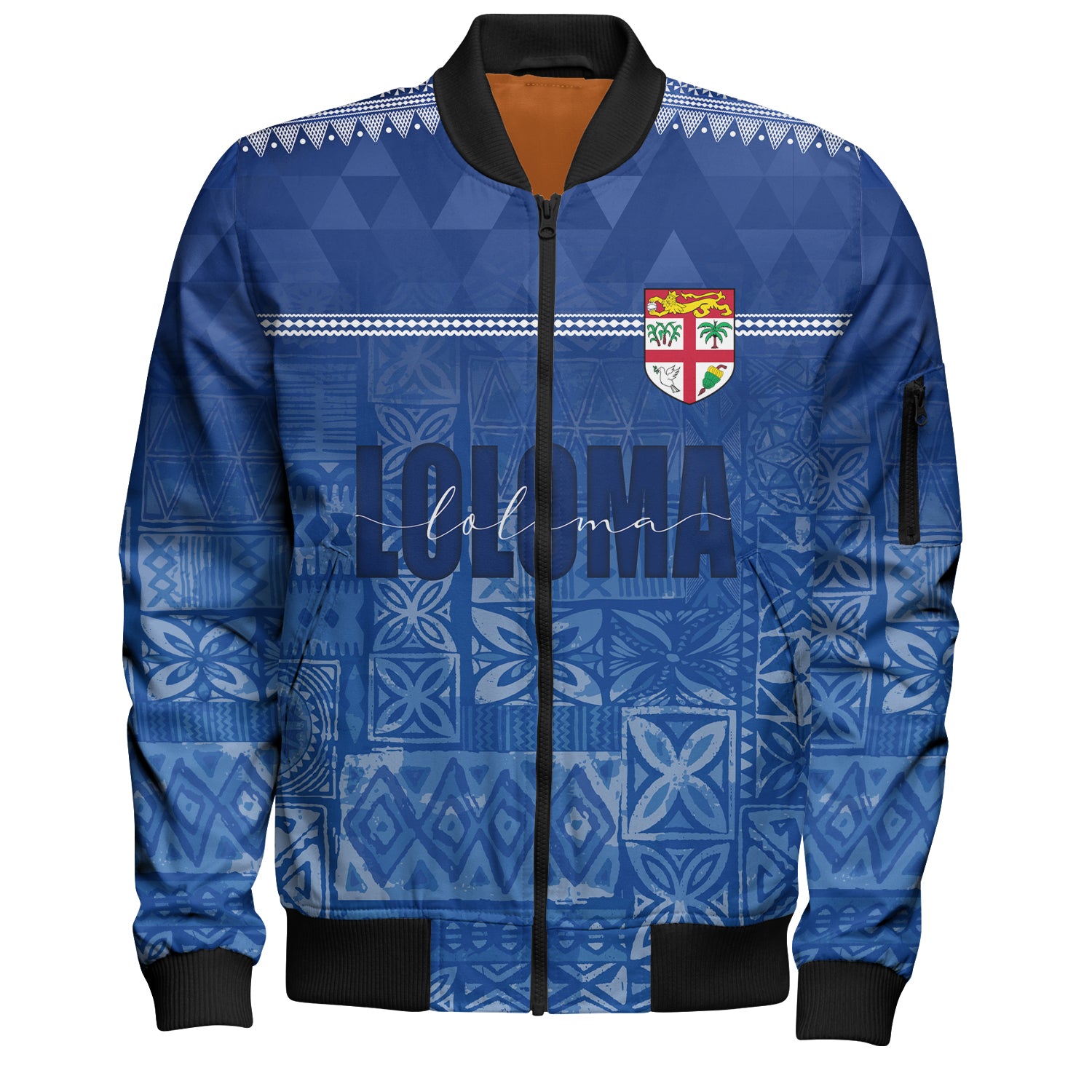 Fiji Bomber Jacket Loloma Fijian Love Polynesian
