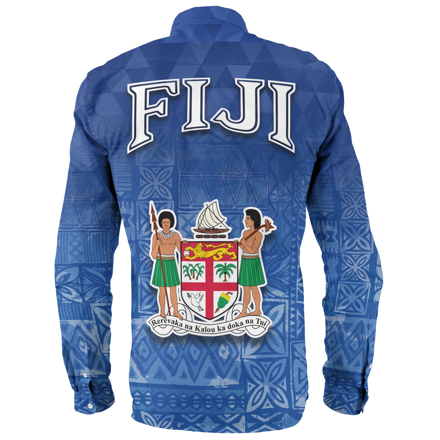 Fiji Long Sleeve Shirt Loloma Fijian Love Polynesian