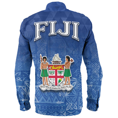 Fiji Long Sleeve Shirt Loloma Fijian Love Polynesian