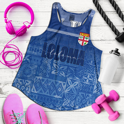 Fiji Women Tank Loloma Fijian Love Polynesian