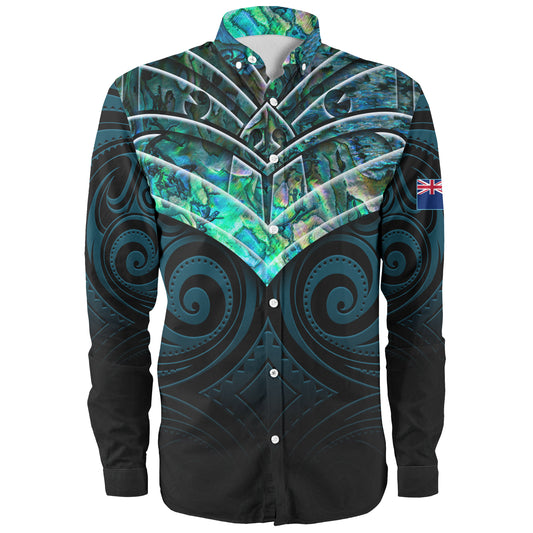 New Zealand Long Sleeve Shirt NZ Warriors PÄua Style