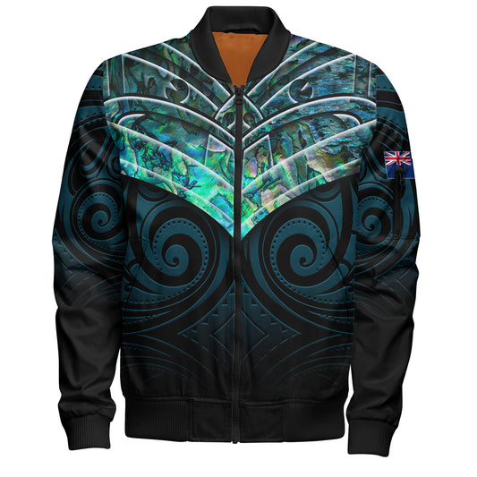 New Zealand Bomber Jacket NZ Warriors PÄua Style