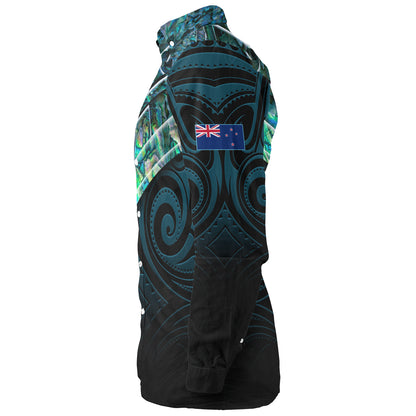 New Zealand Long Sleeve Shirt NZ Warriors PÄua Style