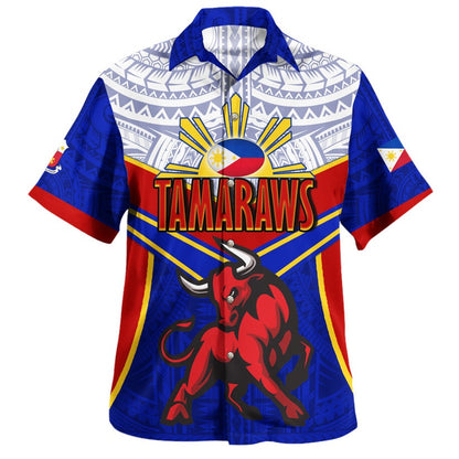 Philippines Filipinos Hawaiian Shirt Tamaraws Mascot Sport Style
