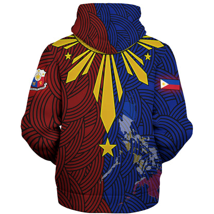 Philippines Filipinos Sherpa Hoodie Beautiful Philippines Sunshine Style