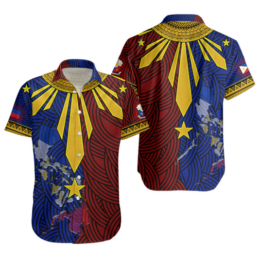 Philippines Filipinos Short Sleeve Shirt Beautiful Philippines Sunshine Style