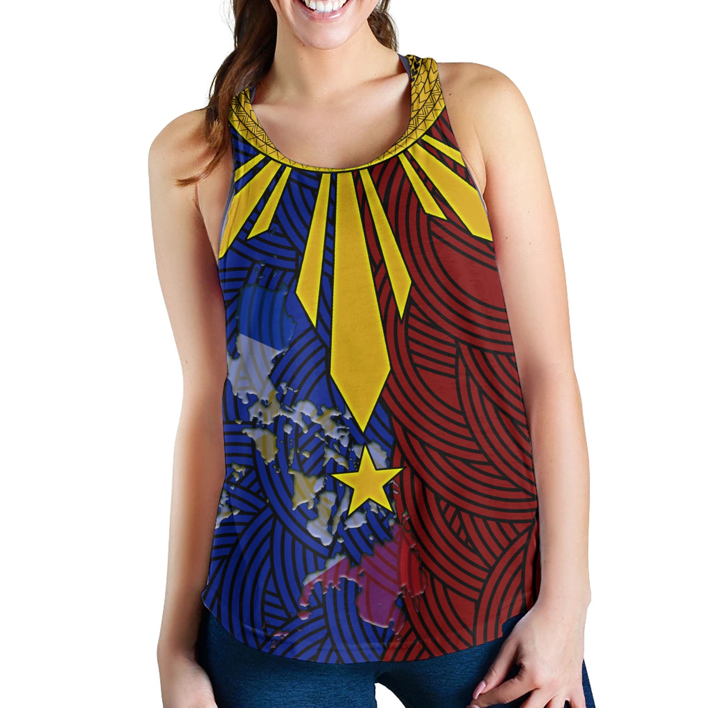 Philippines Filipinos Women Tank Beautiful Philippines Sunshine Style