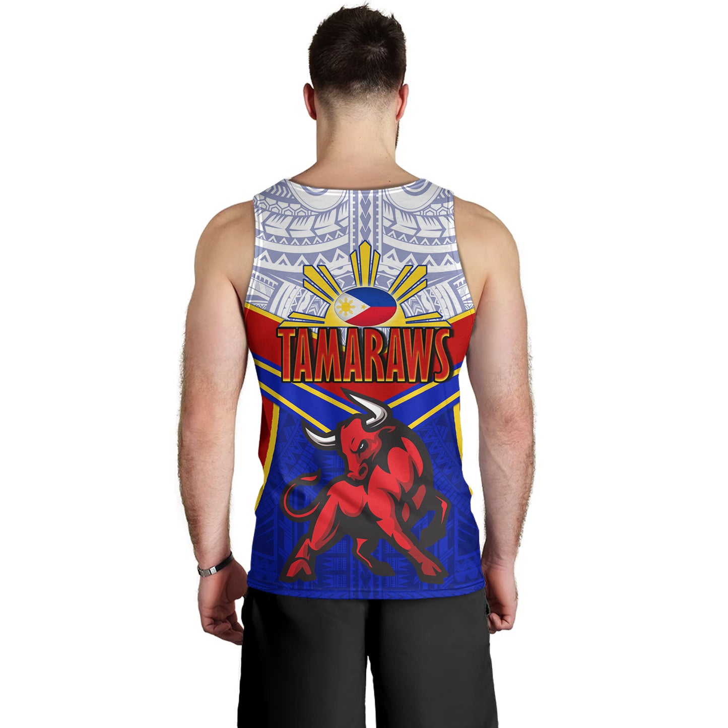 Philippines Filipinos Tank Top Tamaraws Mascot Sport Style