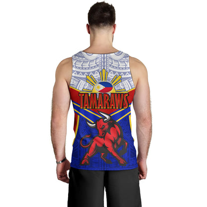 Philippines Filipinos Tank Top Tamaraws Mascot Sport Style