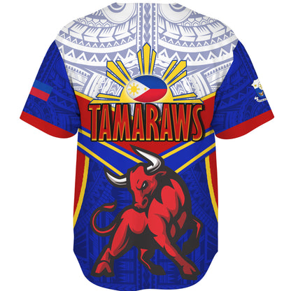 Philippines Filipinos Baseball Shirt Tamaraws Mascot Sport Style