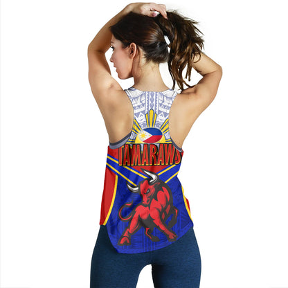 Philippines Filipinos Women Tank Tamaraws Mascot Sport Style